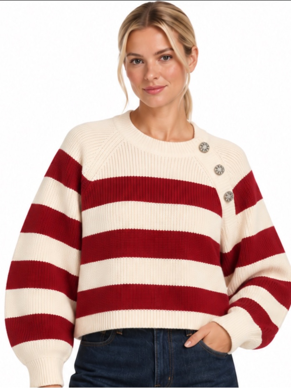 Cinq a Sept Karen Embellished Sweater NWT